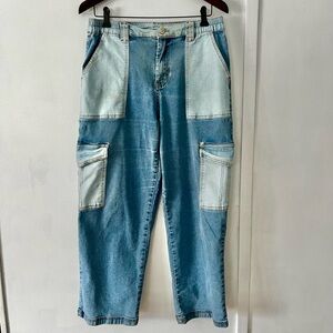 Distressed Blue Denim Jeans